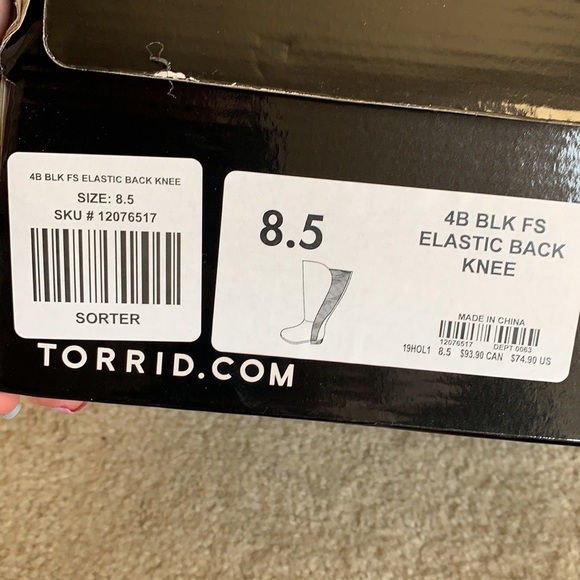 Black wide calf boots - Picture 6 of 6